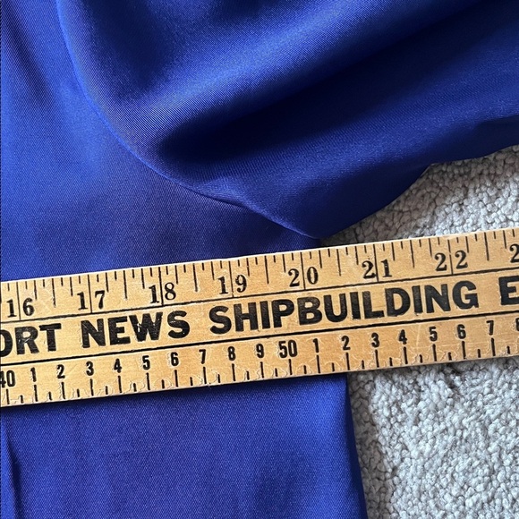 Ann Taylor Bow Blouse in Rich Ultraviolet Size MP - Picture 8 of 8